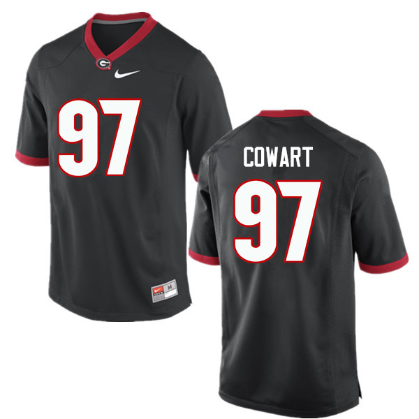 Georgia Bulldogs #97 Will Cowart College Football Jerseys-Black